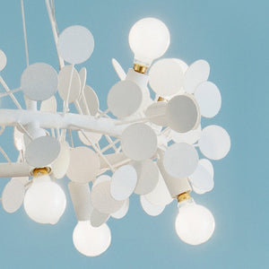 Zaan 30" Twelve Lights Medium Single Tier Chandelier, Textured Plaster