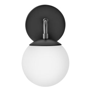 Daion 6" Medium Single Light Vanity, Black