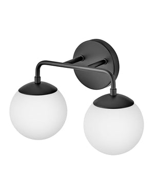 Daion 15" Two Lights Small Vanity, Black