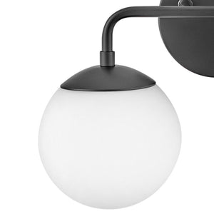 Daion 15" Two Lights Small Vanity, Black