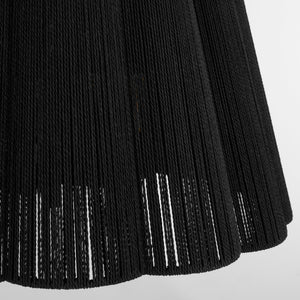 Norel 32" Eight Lights Pendant, Matte Black