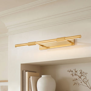 Lyeris 24" One Light Picture Light, Aged Brass