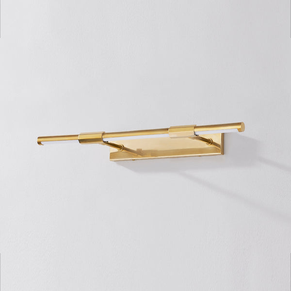 Lyeris 24" One Light Picture Light, Aged Brass