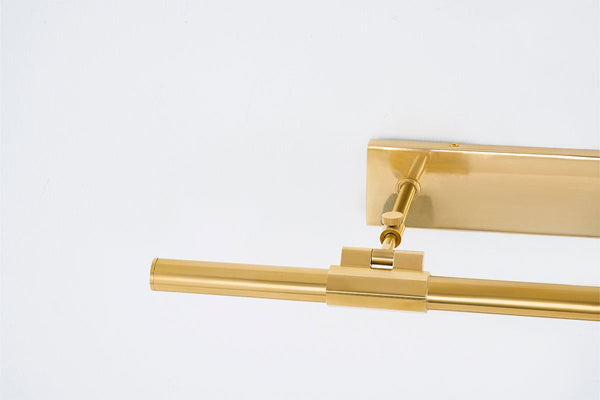 Lyeris 24" One Light Picture Light, Aged Brass