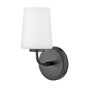 Quaan 5" Medium Single Light Vanity, Black