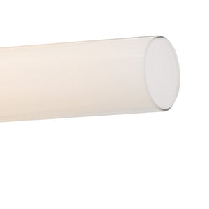 Berie 5" Two Lights Large Vanity, Black / Cased Opal Glass