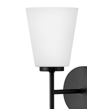 Laion 5" Medium Single Light Vanity, Black