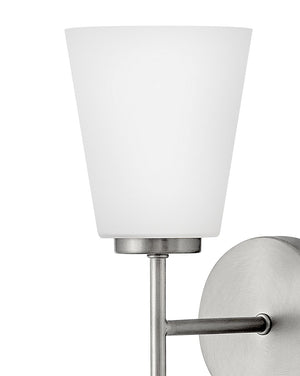 Laion 5" Medium Single Light Vanity, Brushed Nickel