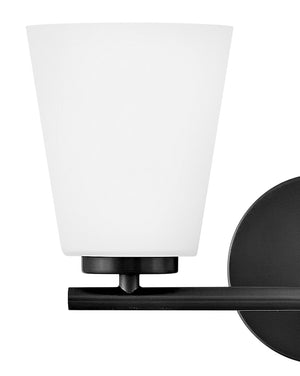 Laion 15" Two Lights Small Vanity, Black