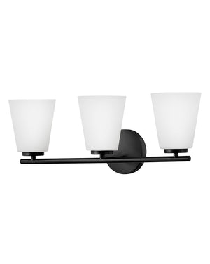 Laion 24" Three Lights Medium Vanity, Black