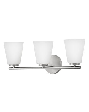 Laion 24" Three Lights Medium Vanity, Brushed Nickel