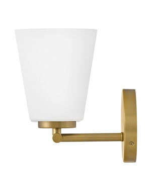 Laion 24" Three Lights Medium Vanity, Lacquered Brass