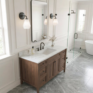 Maiel 5" Medium Single Light Vanity, Black