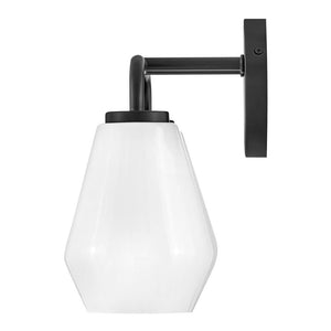 Maiel 15" Two Lights Small Vanity, Black