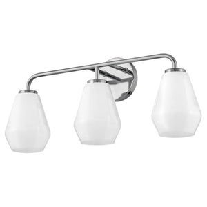 Maiel 24" Three Lights Medium Vanity, Chrome