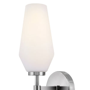 Maiel 5" Two Lights Large Sconce, Chrome