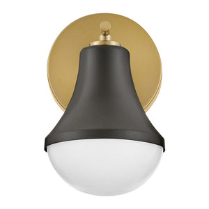 Naiel 5" Small Single Light Vanity, Black