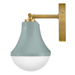 Naiel 14" Two Lights Small Vanity, Seafoam
