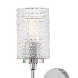 Alwyn 5" Medium Single Light Sconce, Chrome