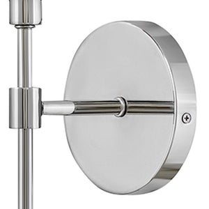 Alwyn 5" Medium Single Light Sconce, Chrome