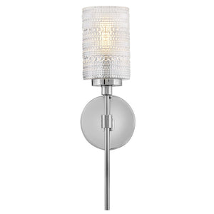 Alwyn 5" Medium Single Light Sconce, Chrome