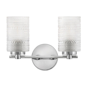 Alwyn 14" Two Lights Small Vanity, Chrome
