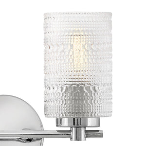 Alwyn 14" Two Lights Small Vanity, Chrome