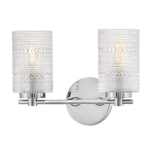 Alwyn 14" Two Lights Small Vanity, Chrome