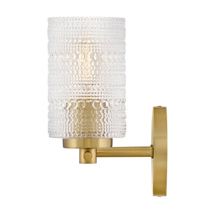 Alwyn 14" Two Lights Small Vanity, Lacquered Brass