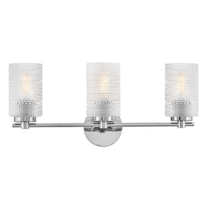 Alwyn 24" Three Lights Medium Vanity, Chrome