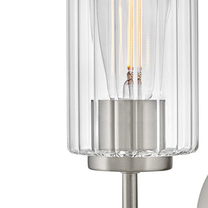 Quara 5" Medium Single Light Sconce, Brushed Nickel