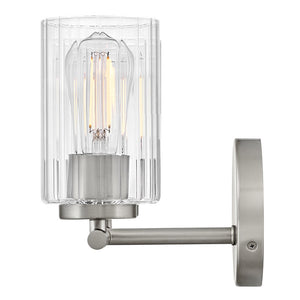 Quara 14" Two Lights Small Vanity, Brushed Nickel