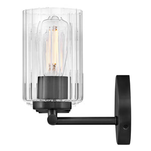 Quara 23" Three Lights Medium Vanity, Black