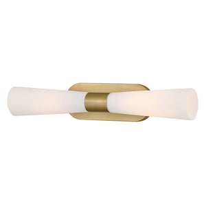 Faor 5" Two Lights Large Sconce, Lacquered Brass