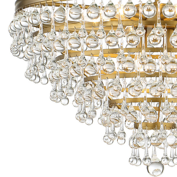 Bauble 25'' Eight Light Chandelier, Gold - Alternate Product Image 2.jpg