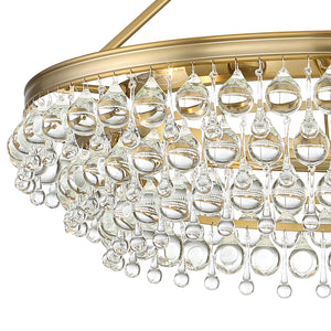 Bauble 30'' Six Light Chandelier, Gold - Alternate Product Image 1.jpg