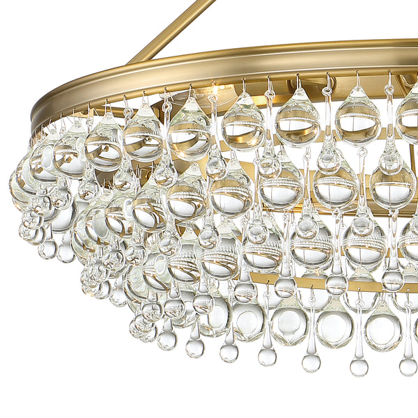 Bauble 30'' Six Light Chandelier, Gold - Alternate Product Image 1.jpg