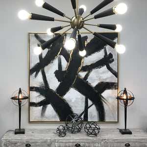 Celestial 34'' 12 Light Chandelier, Aged Brass Alt 5.jpg