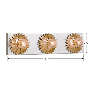 Laurel 18'' Three Light Bathroom Vanity, Antique Gold / Antique Silver Alt 4.jpg