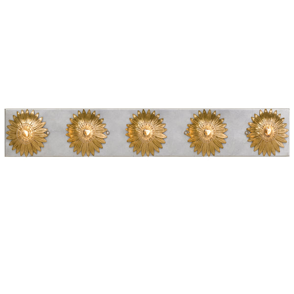 Laurel 31'' Five Light Bathroom Vanity, Antique Gold / Antique Silver - Main Product Image.jpg