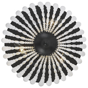 Kylie 12.5'' Three Light Flush Mount, Matte Black - Alternate Product Image 1.jpg