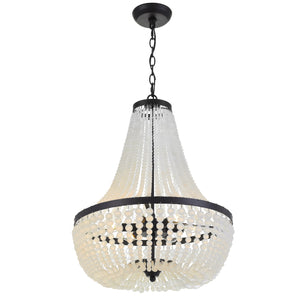 Kylie 18.75'' Six Light Chandelier, Matte Black - Alternate Product Image 1.jpg