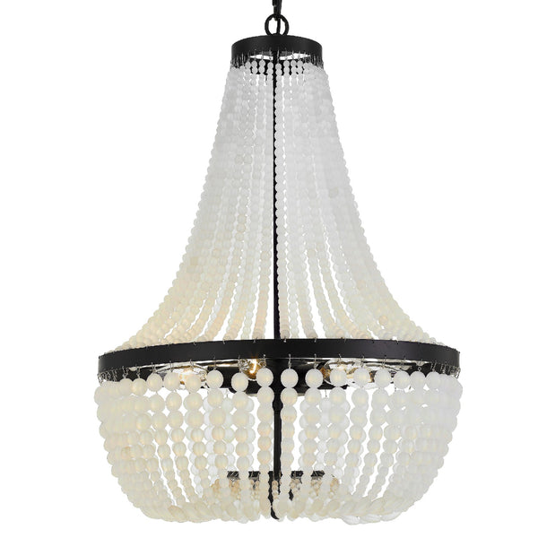 Kylie 18.75'' Six Light Chandelier, Matte Black - Alternate Product Image 2.jpg