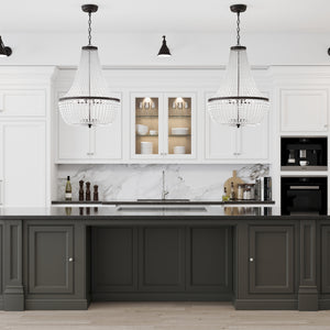 Kylie 18.75'' Six Light Chandelier, Matte Black Alt 4.jpg
