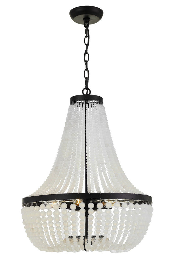 Kylie 18.75'' Six Light Chandelier, Matte Black - Main Product Image.jpg
