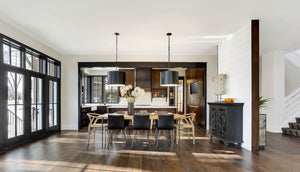 Adair 20'' Six Light Chandelier, Matte Black / White Alt 5.jpg