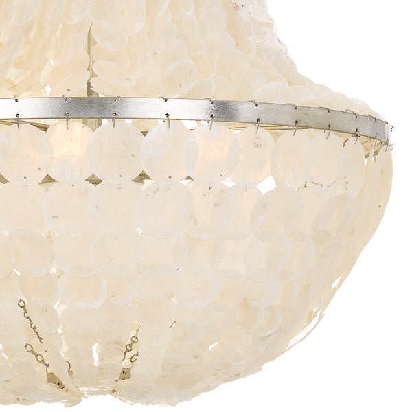 Brigitta 18'' Six Light Chandelier, Antique Silver - Alternate Product Image 1.jpg