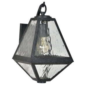 Glain 12.75'' One Light Outdoor Wall Sconce, Black Water - Alternate Product Image 1.jpg