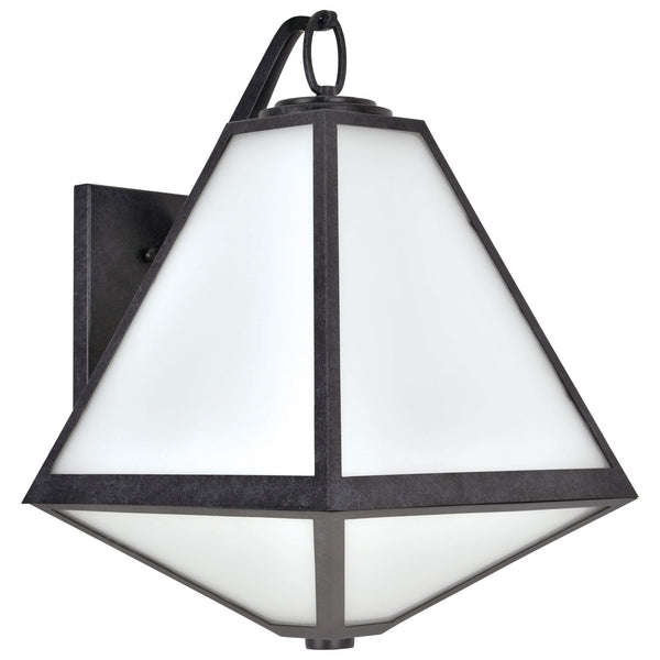 Glain 21'' Three Light Outdoor Wall Sconce, Black White - Main Product Image.jpg
