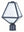Glain 15.5'' One Light Outdoor Post Mount, Black White - Main Product Image.jpg